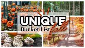 UNIQUE FALL BUCKET LIST IDEAS | NOT YOUR TYPICAL FALL ACTIVITIES | THINGS TO DO IN THE FALL