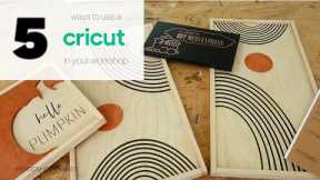 5 Easy Ways To Use a Cricut With Your Woodworking Projects