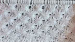 New Stars Knitting Pattern | easy and simple | how to knit