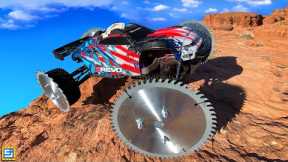 Can This RC Truck Drive on Custom Saw Blade Reaper Wheels?