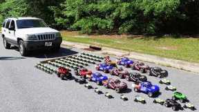 How Many Toy Cars Does It Take To Pull A Real Car?