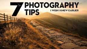 7 SIMPLE photography TIPS I wish I knew EARLIER