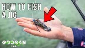 HOW TO FISH A JIG! ( BASS FISHING BASICS )