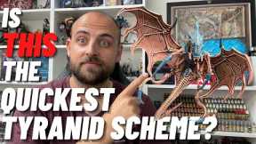 How to paint Parasite of Mortrex, a super fast and easy Tyranid tutorial!