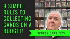 9 Simple Rules To Collecting Sports Cards on a Budget