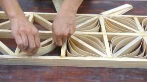 Amazing Creative Woodworking Arts Crafts // Build An Art Table With A Classic And Sturdy Design