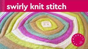 Swirly Square Stitch | Stranded Colorwork Knitting Pattern
