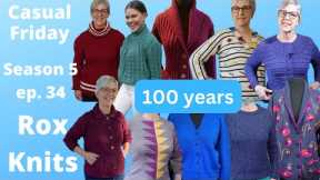 1 Knitter, 10 Sweaters, 100 years of Knitting Evolution // Casual Friday S05E34