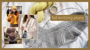 Fall knitting plans - patterns + yarn I'm excited for // inspiration, free patterns, cozy sweaters