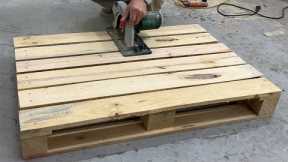 Amazing Woodworking Projects From Pallets Easy With This Way - Build A Set Of Outdoor Furniture Easy