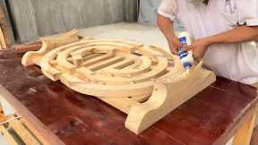 Extremely Hard Woodworking Techniques You've Never Seen // Perfectly Curved Furniture