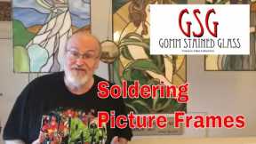 Soldering Your Stained Glass Picture Frame W383