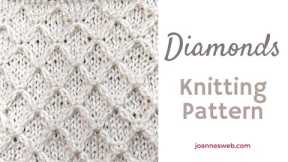Diamonds Knitting Pattern