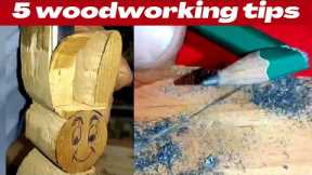 Woodworking for beginner || woodworking projects || woodworking art | 5 woodworking tips