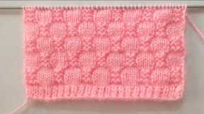Easy Peasy Knitting Stitch Pattern For Blankets/ Sweater