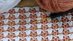 Wonderful !!! Easy and elegant crochet knitting pattern