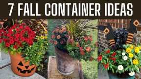 7 Fall Container Ideas 🍁🍂 || Container Gardening || Fall Planter Ideas || Fall Garden || Zone 8