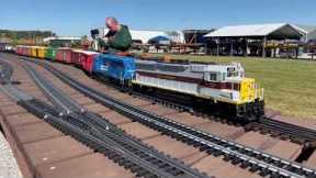 G Scale trains at RLD Hobbies open house on 10-1-2022