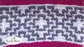 Tournament of Stitches Knitting Section 1  ||  Mosaic Knitting || Slip Stitch Knitting