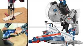 10 COOL WOODWORKING TOOLS LIKE MITER SAW, PPORTABLE DRILL GUIDE ETC.