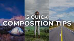 5 Quick Photography Composition Tips #Shorts