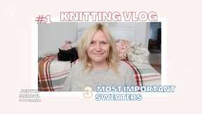 first knitting vlog |