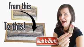DOES IT WORK? Antiquing With Rub 'n Buff | Product Review | Picture frame transformation