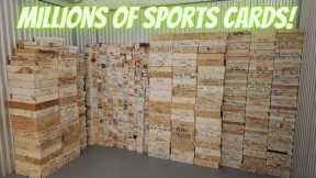 I MOVED A 2 MILLION SPORTS CARD COLLECTION TO A NEW HOME & FOUND INSANE VINTAGE BASEBALL CARDS!