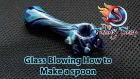 Blowing Glass Pipe |  LAMPWORKING GLASS BLOWING | Fusing Shop