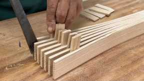 Design ideas Woodworking Is Sure You Have Never Seen - Build a Finger Joint Chair
