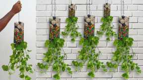 New way gabion flower pot ideas / hanging plants ideas / gardening ideas for home