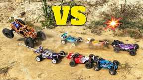 Axial Ryft Crawler vs 6 High Speed RC Cars | Remote Control Car | RC Cars