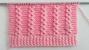 How To Make Beautiful Knitting Stitch Pattern For Sweater/Cardigan/Gents Sweater/Blankets