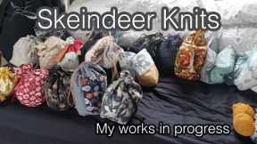 Skeindeer Knits: Going through my knitting works in progress