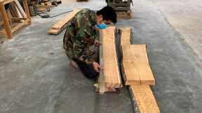 Ingenious Woodworking Skills Extremely Talented Worker / Artistic Pinnacle Wooden Furniture Design