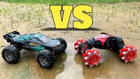 Hosim Q903 vs Double Sided Stunt Car | RC Car In Water | RC Cars Off Road