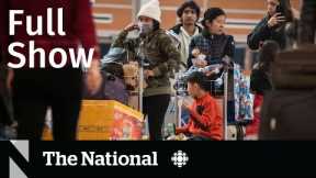 CBC News: The National | Holiday travel chaos, Zelenskyy in Washington, Trudeau year-ender