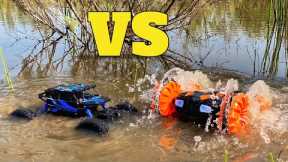 RC Rock Crawler vs RC Amphibious Car | Remote Control Car | Rock Crawler