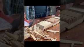 The Art of Woodworking // The Creative Skill of The Carpenter#shorts
