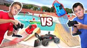 WILL IT DRIVE WITH INSANE MODS?! RC CAR DRIVING ON THE WATER & BALLOON POPPING MODS!
