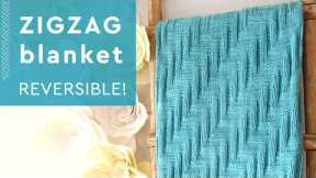 Zayante Zigzag Blanket: Easy Knitting Pattern for Beginners