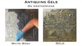 How to Age, Distress Painted Furniture using Antiquing Gel, & Weathervane from ALL-IN-ONE Paint