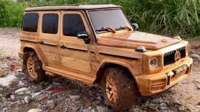 Wood Carving - 2021 Mercedes-Benz G63 AMG - Woodworking Art