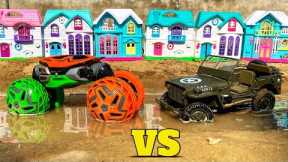 RC Stunt Car vs RC Jeep | Remote Control Car | RC Cars 4X4