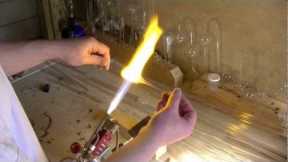 Glass blowing practice lesson 04