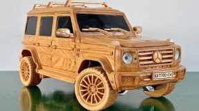 Wood Carving - Mercedes-Benz G500 (Fan Ordered) - Woodworking Art