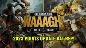 NEW YEAR NEW MREENS! Space Wolves Vs Imperial Fists 2023 NEW POINTS UPDATE!