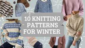 1O FUN KNITTING PATTERNS FOR THIS WINTER