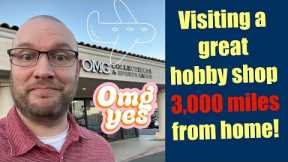 Visiting OMG Collectibles & Sports Cards hobby shop 3,000 miles from home!