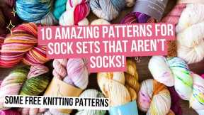 Knitting Pattern ideas for sock sets that AREN'T socks! | FREE Knitting Patterns